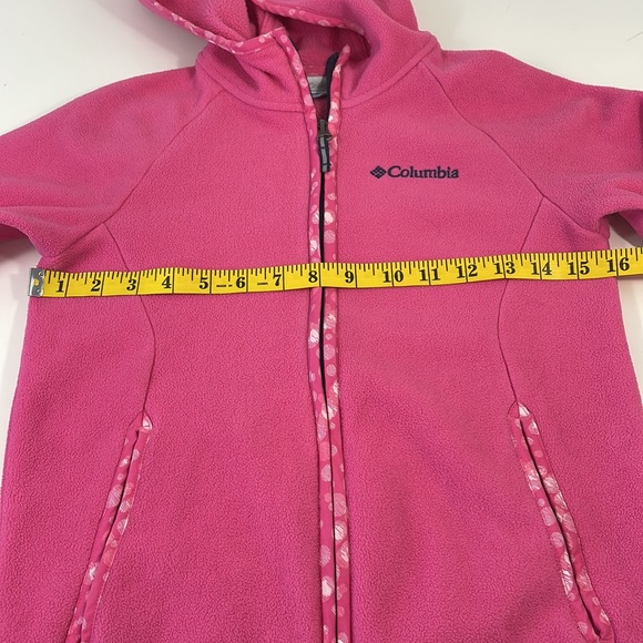 COLUMBIA fleece jacket, girls, Size M, pink - Picture 7 of 10